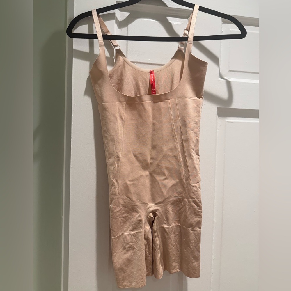 SPANX OnCore Open-Bust Mid-Thigh Bodysuit